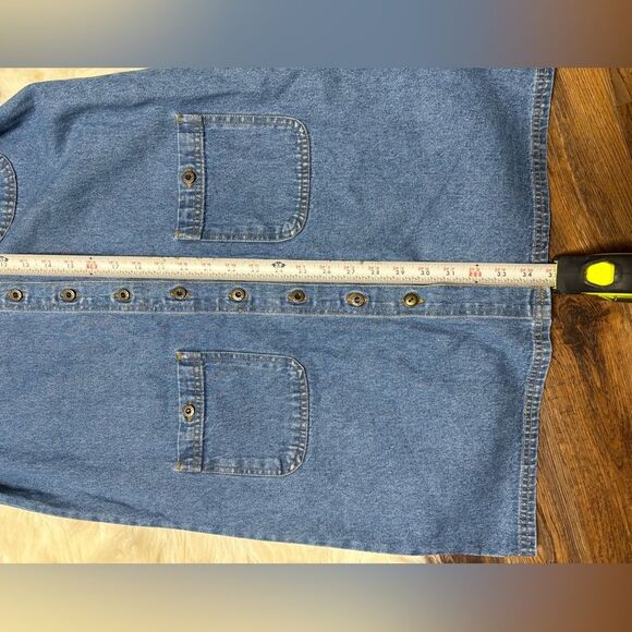 Vintage Denim Button Up Dress - Picture 8 of 9